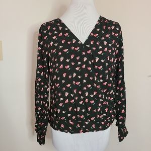 Ricki's Pink Floral Print Blouse Top